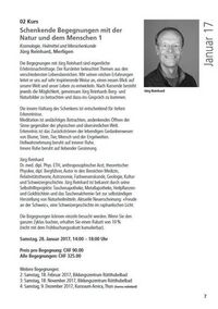 Schenkende Begegnungen mit der Natur und dem Menschen
