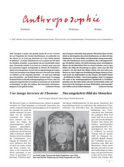 Anthroposophie Schweiz – Mai 2022