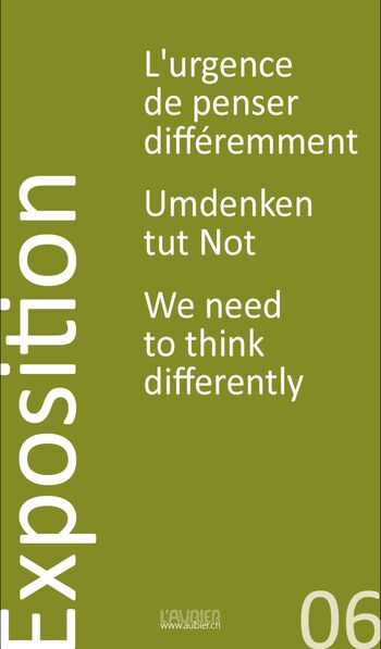 Exposition - L'urgence de penser autrement